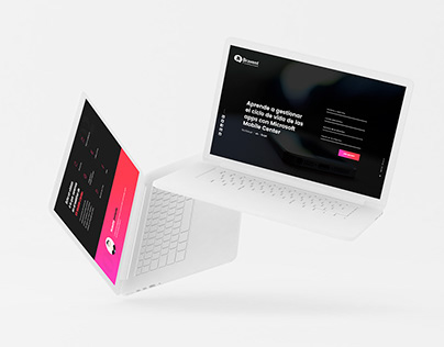 UX/UI Design Landing webinar promotion
