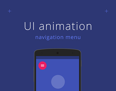 UI animation - Navigation menu