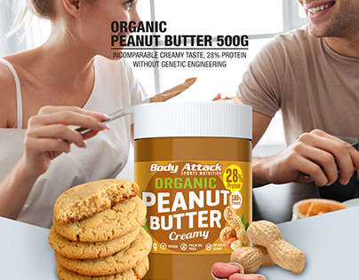 Organic Peanut Butter Post Banner