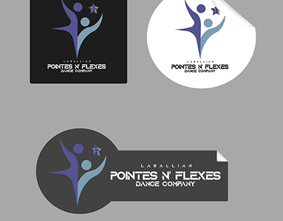[Rebranding] Logo Stickers of Pointes N' Flex