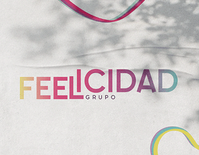 Diseño conceptual de marca Grupo FELICIDAD