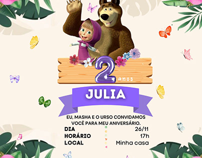 Convite de Aniversário | Julia