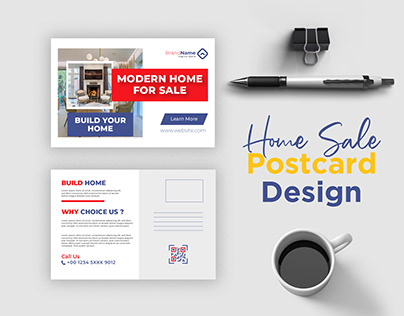 Home For Sale PostCard Design