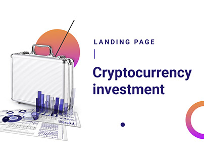 Cryptocurrency investment landing page