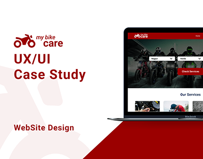 UX/UI Case Study My Bike Care Website