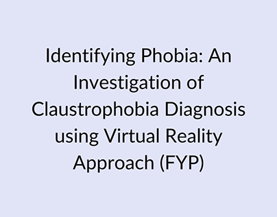 Identifying Phobia: Claustrophobia [VR]