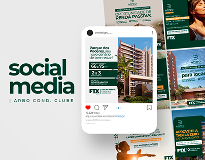 Social Media | Imobiliária | Arbo Cond. Clube