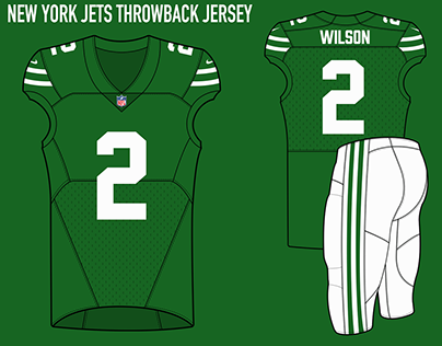 New York Jets Throwback Jersey Concept