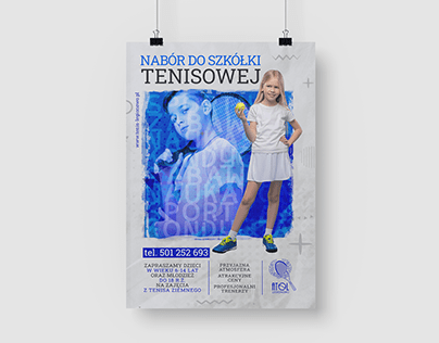 Plakat Szkoły Tenisa