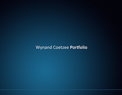 Wynand Coetzee Portfolio