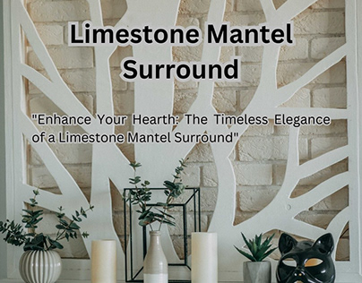 Limestone Mantel Surround