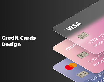 Project thumbnail - Credit Cards Design. UI/UX Design