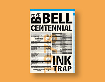 TYPOGRAPHY POSTER DESIGN/ Bell Centennial