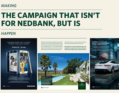 The Campaign that wasn't for Nedbank, but was.
