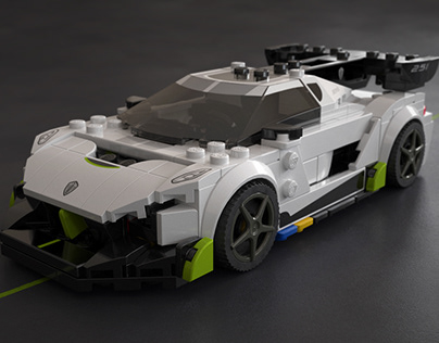 LEGO Koenigsegg Jesko - CGI
