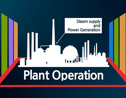 electric power station motion graphic