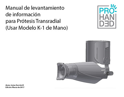 Manual para modelar prótesis transradial