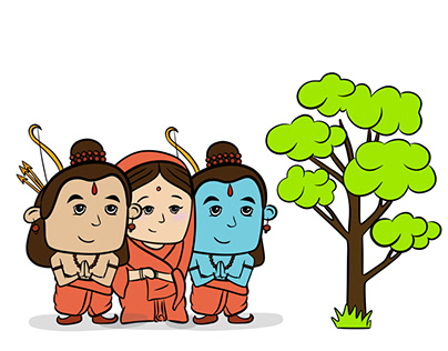 Ramayana Kannada version folktale (Graphic Narration) on Behance