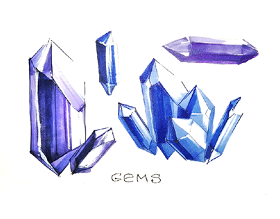 Самоцветы / Crystal gems