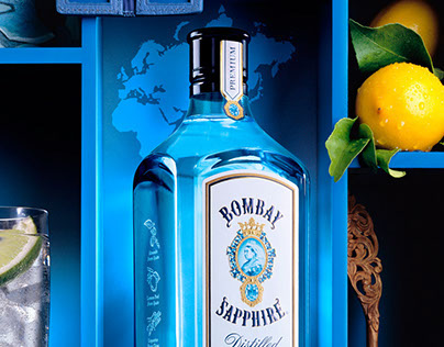 Bombay Sapphire-Shadowboxes