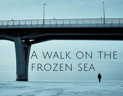 A walk on the frozen sea