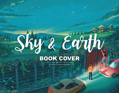Project thumbnail - Book cover | Sky & Earth
