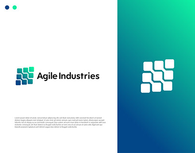 ِAgile Industries - Modern Logo