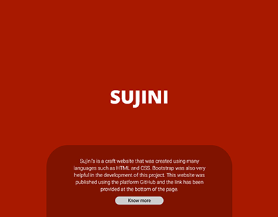 Sujini Craft Website