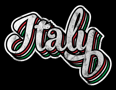 Italy Attractive Typography Shirt Design