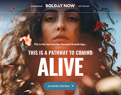 Boldly Site and App UI