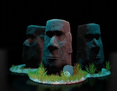 Project thumbnail - moai statue