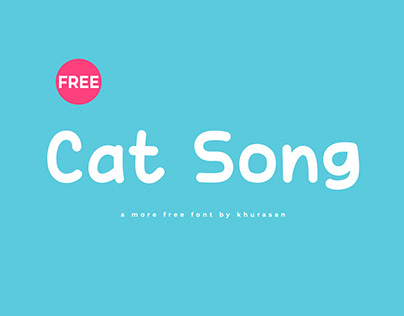 Cat Song Font free for commercial use