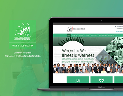 Project thumbnail - Disha Eye Hospitals Website Redesign & Mobile App