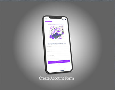 Account Creation form