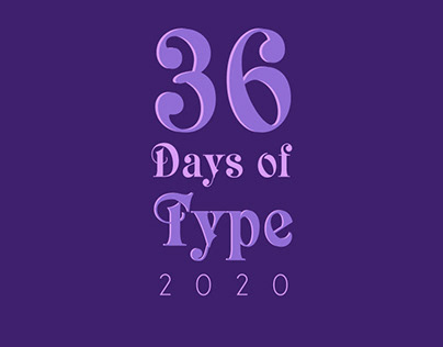 36 Days of Type - 2020