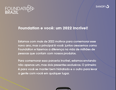 Email Marketing Interno de Foundation 2022 - Sanofi