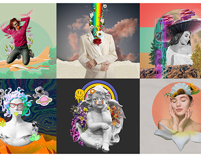 Animate collage artwork for album cover art & spotify