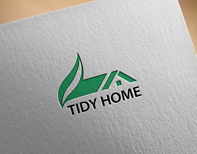 tidy home logo design