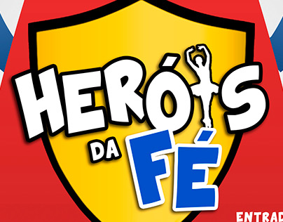 Cartaz - Espetáculo "Heróis da Fé"