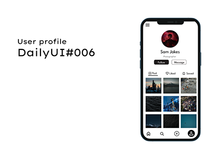 User profile DailyUI#006