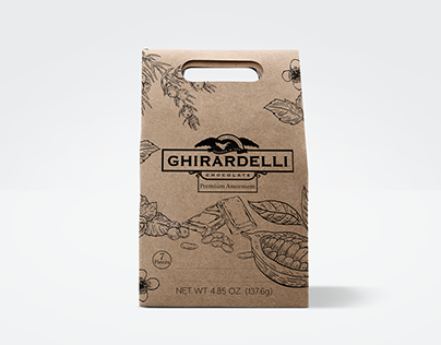 GHIRARDELLI: Vintage chocolate packaging design