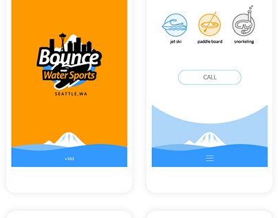 Identity & mobile UI for water sports company
