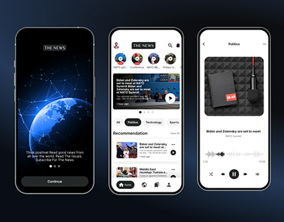 News App With Podcast