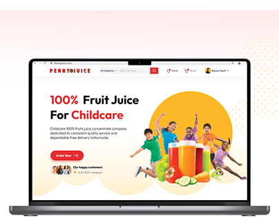 Redesigned Penny Juice Website