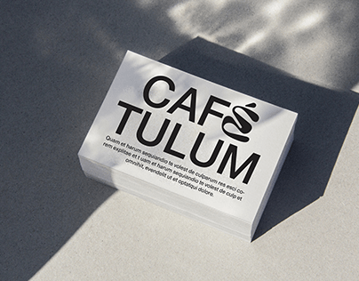Brand Identity for Café Tulum - Coffee Shop in LA, USA