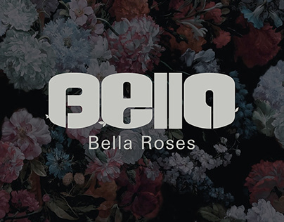 Bella Roses a logo for flower shop
