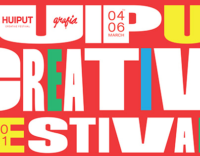 Huiput Creative Festival - Digital Poster/WebDesign