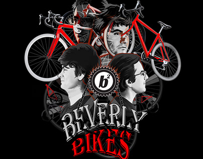 Beverly Bikes Ad Illustration