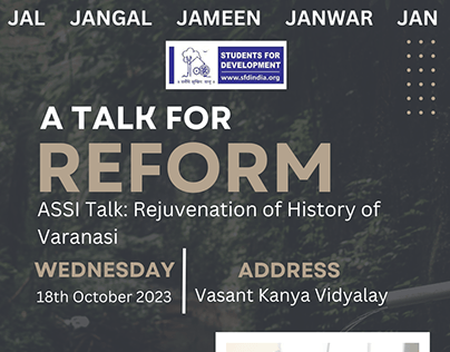 A Talk For Reform webinar Poster