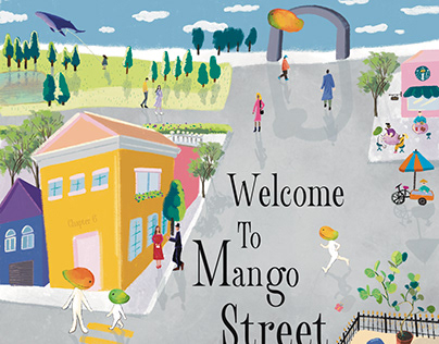 Mango Street Papa 《Welcome To Mango Street 》 封面設計&故事插畫